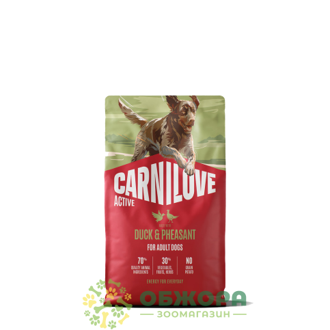 Carnilove GF Duck, Pheasant беззерновой сухой корм для собак, с уткой и фазаном_2