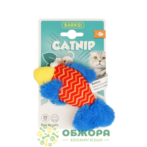 Barksi рибка для котів, з котячою м'ятою