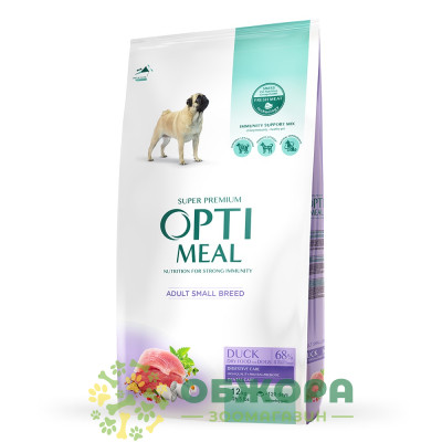 Optimeal Small Duck сухой корм для собак малых пород, с уткой_2