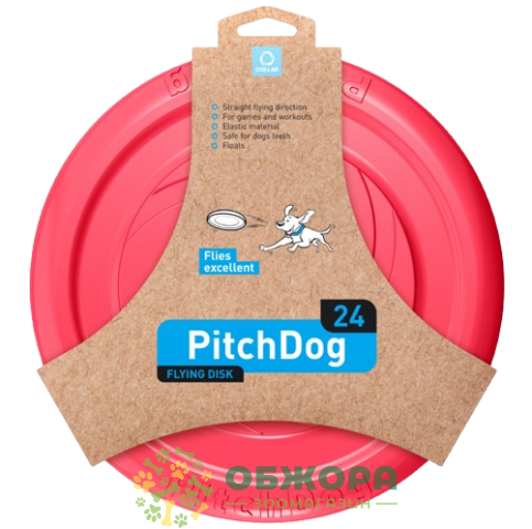 Collar PitchDog фрісбі для собак, червоний