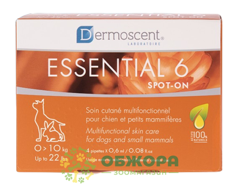 Ессеншиал 6 (Essential 6) для собак 2.4 мл, Dermoscent
