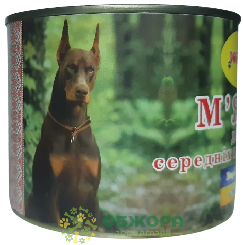 Dog Joy Мясо влажный корм для собак средних пород_1