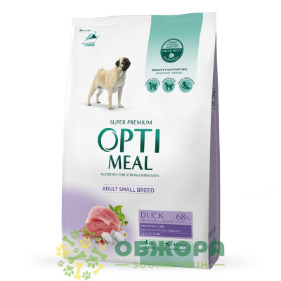 Optimeal Small Duck сухой корм для собак малых пород, с уткой_1
