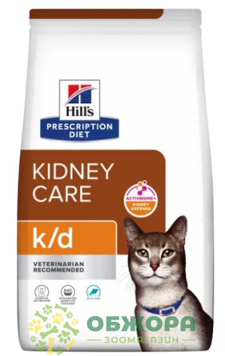 Hill`s PD Kidney Care k/d Tuna сухой корм для котов с заболеванием почек, с тунцем