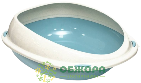 Georplast Shuttle открытый туалет для котов, с бортиками_3