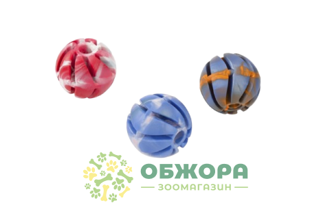 Pilka мяч для собак с прорезями и вкусом ванили_1