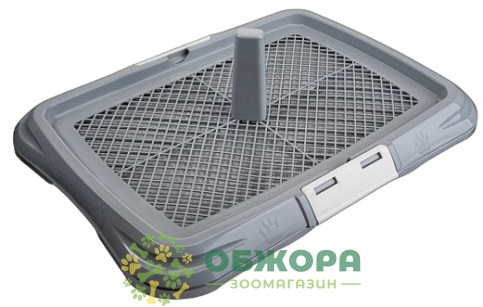 AnimAll S туалет під пелюшку для собак, зі стовпчиком_1