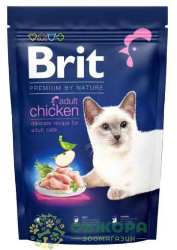 Brit Premium Chicken сухой корм для котов, с курицей_2