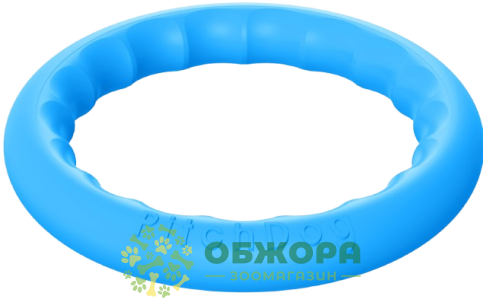 Collar PitchDog кольцо для собак, голубое_1