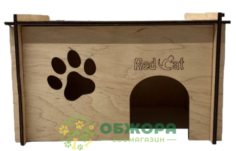 Лорі Red Cat Будинок для морської свинки, дерев'яний