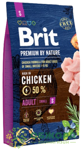 Brit Premium S Chicken сухой корм для собак мелких пород, с курицей_2