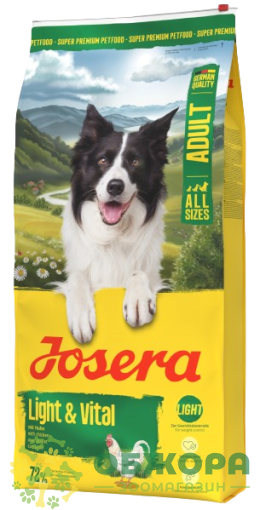 Josera Light, Vital сухой корм для собак, контроль веса