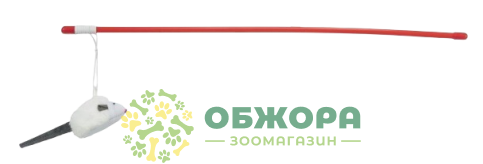 Trixie 4547 удочка для котов, с мышкой и кошачьей мятой_1