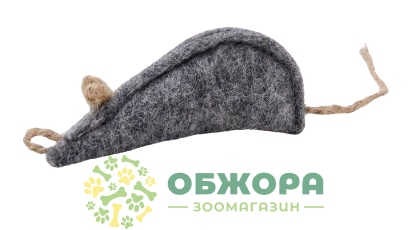 Природа Шустрик мишка для котів, з дзвіночком