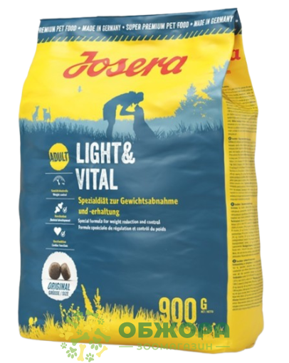 Josera Light, Vital сухой корм для собак, контроль веса_1