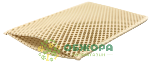 Килимок під туалет для котів, двошаровий