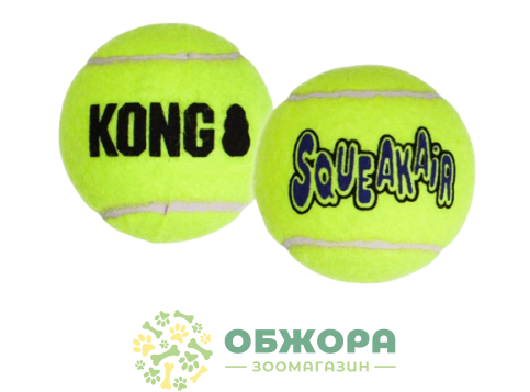 Kong AirDog тенісний м'ячик для собак, з пищалкою_3