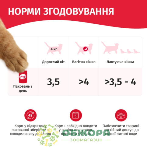 Мяу вологий корм для котів, в соусі з рибою_3