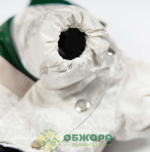 Pet Fashion Bony куртка для собак, бело-зеленая_3
