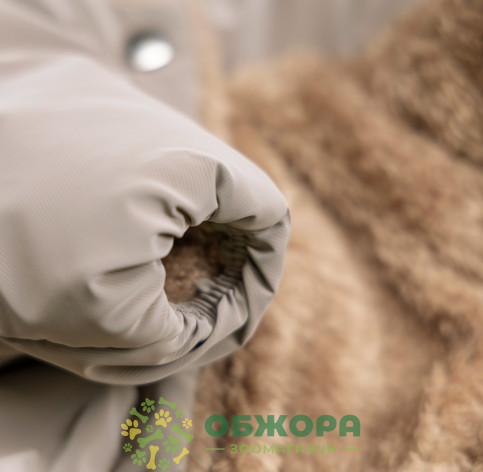 Pet Fashion Ego комбинезон для собак, со светоотражением, бежевый_3