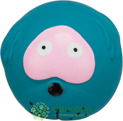 Trixie 3504 мячик-зверёк для собак, со звуком_1