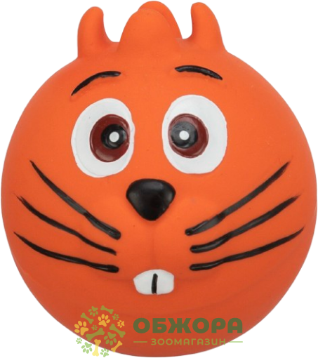 Trixie 3504 мячик-зверёк для собак, со звуком_6