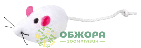 Trixie 4139 мишка для котів, з котячою м'ятою та дзвіночком_1
