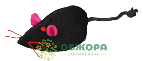 Trixie 4139 мишка для котів, з котячою м'ятою та дзвіночком_2