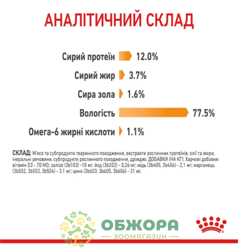 Royal Canin Hair and Skin вологий корм для котів, для шкіри та шерсті, в соусі_4