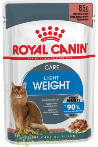 Royal Canin Light Weight вологий корм для котів, контроль ваги, в соусі