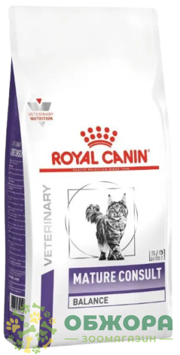Royal Canin Mature Consult Balance сухой корм для котов возрастом от 7 лет склонных к ожирению