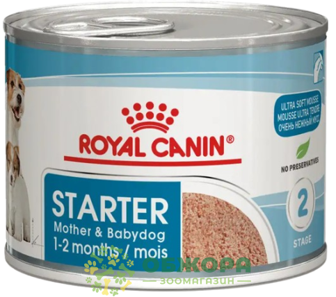 Royal Canin Starter Mother and Babydog вологий корм для вагітних собак та цуценят, мус