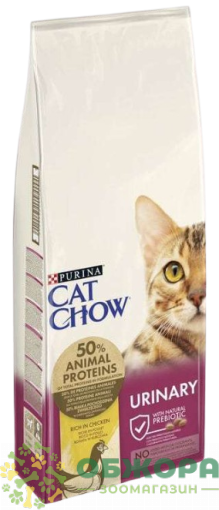 Cat Chow Urinary Chicken сухой корм для котов, для мочевой системы, с курицей_1