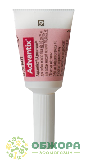 Капли Адвантикс (Advantix) для собак от 10 до 25 кг, 2.5 мл_1