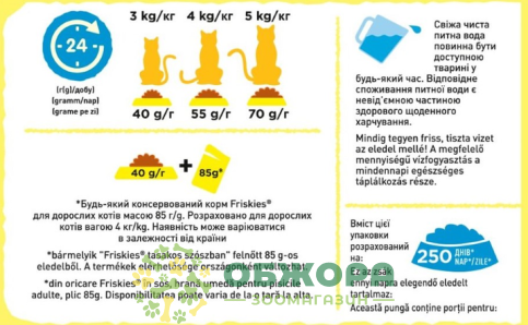 Friskies Sterilized Salmon влажный корм для стерилизованных котов, с лососем и овощами_1