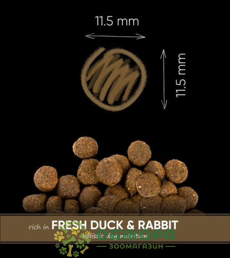 Savory Duck, Rabbit сухой корм для собак, с уткой и кроликом_1
