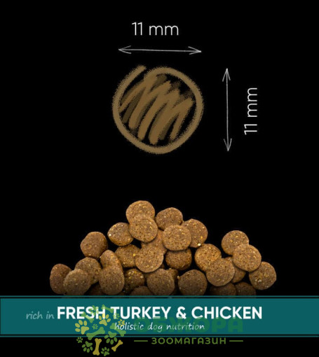 Savory Puppy Turkey, Chicken сухой корм для щенков, с индейкой и курицей_1