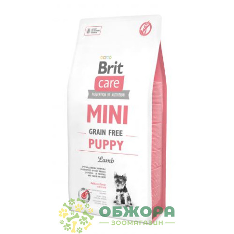 Brit Care GF Puppy Mini Lamb беззерновий сухий корм для цуценят мініатюрних порід, гіпоалергенний, з ягням_2