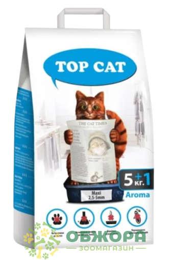Тоp Cat Maxi бентонітовий наповнювач
