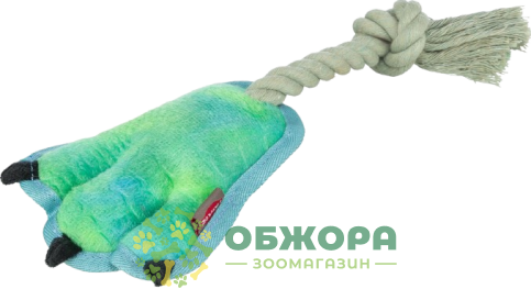 Trixie Лапа для собак, на канате, со звуком_2