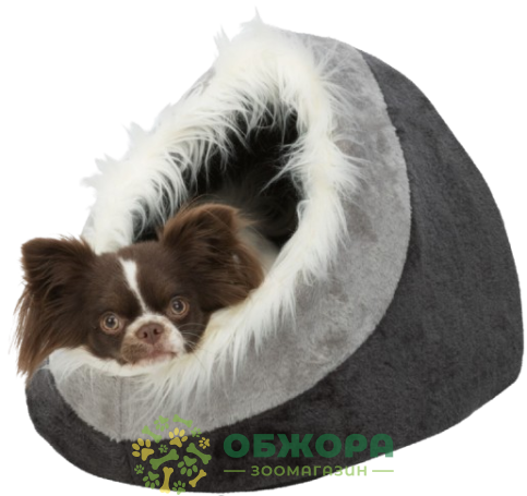 Trixie 36304 Minou домик-лежак, серый_1