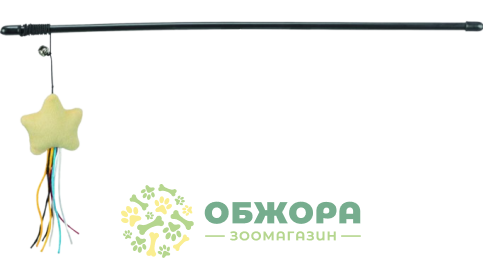Trixie 45617 вудочка для котів, з зіркою та котячою м'ятою