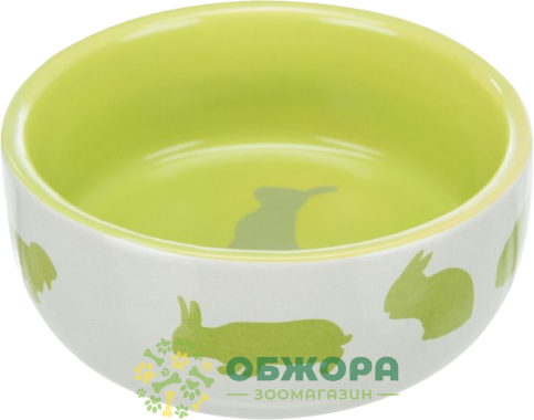 Trixie 60733 Кролик керамическая миска_6