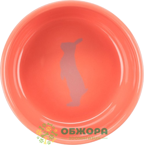 Trixie 60733 Кролик керамическая миска_3
