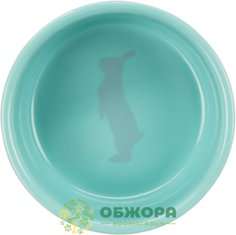 Trixie 60733 Кролик керамическая миска_5