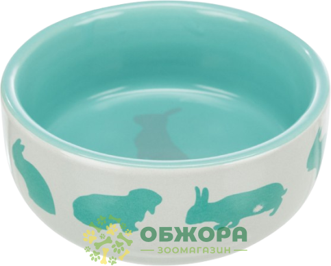 Trixie 60733 Кролик керамическая миска_4
