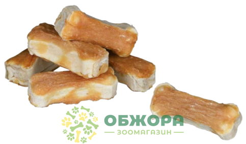 Trixie 31340 Grain Free Denta Fun Chicken Chewing Bones_1