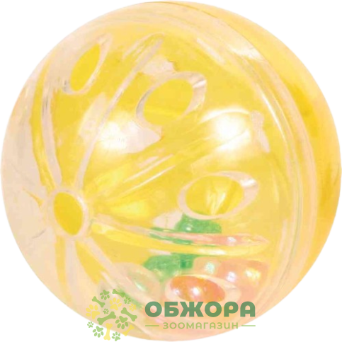 Trixie 4166 мячик для котов, с погремушкой_1
