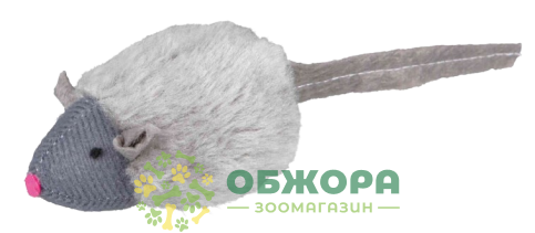 Trixie 4199 мышь для котов, с кошачьей мятой и звуком_1