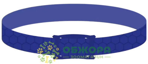 Ошейник ПерФект Трио (Perfect Trio) для собак, синий, 35 см_1